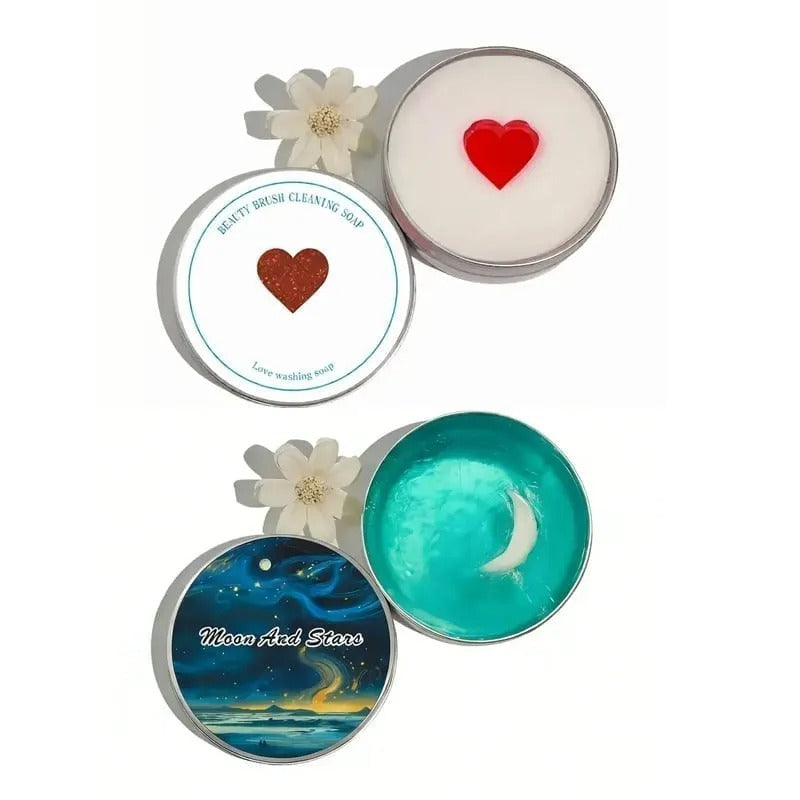 💐silicone Makeup Brush Cleaning Pad with Soap
