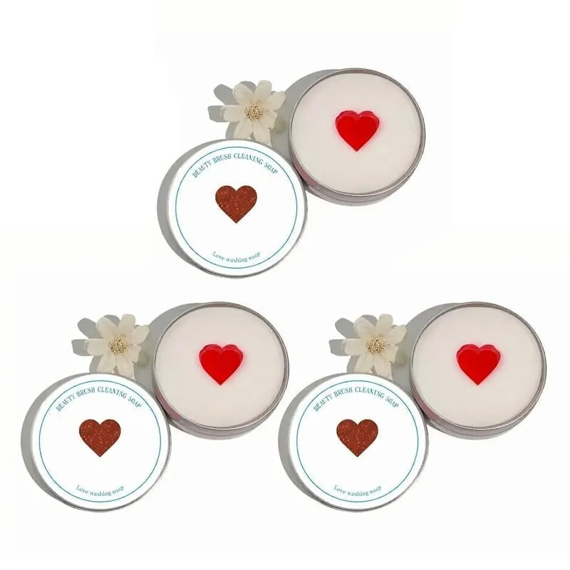 💐silicone Makeup Brush Cleaning Pad with Soap