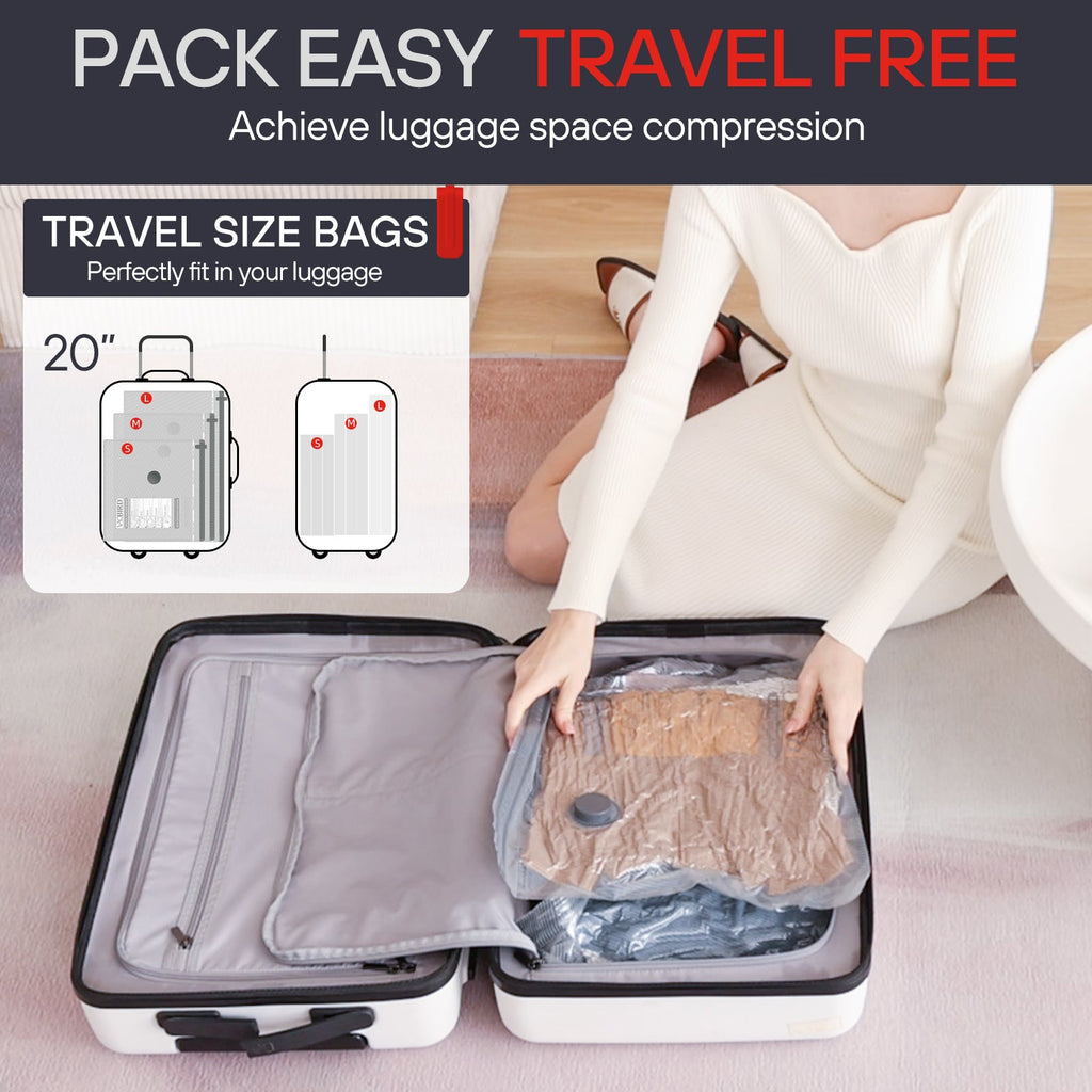 Travel Vacuum Storage Bags Pack