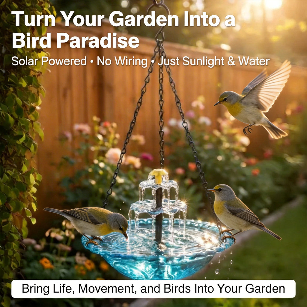 🔥 Last Day 50% OFF — Watch Your Garden Come Alive with Birds, Sunlight & Flowing Water